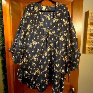 Floral Shawl/Coverup 